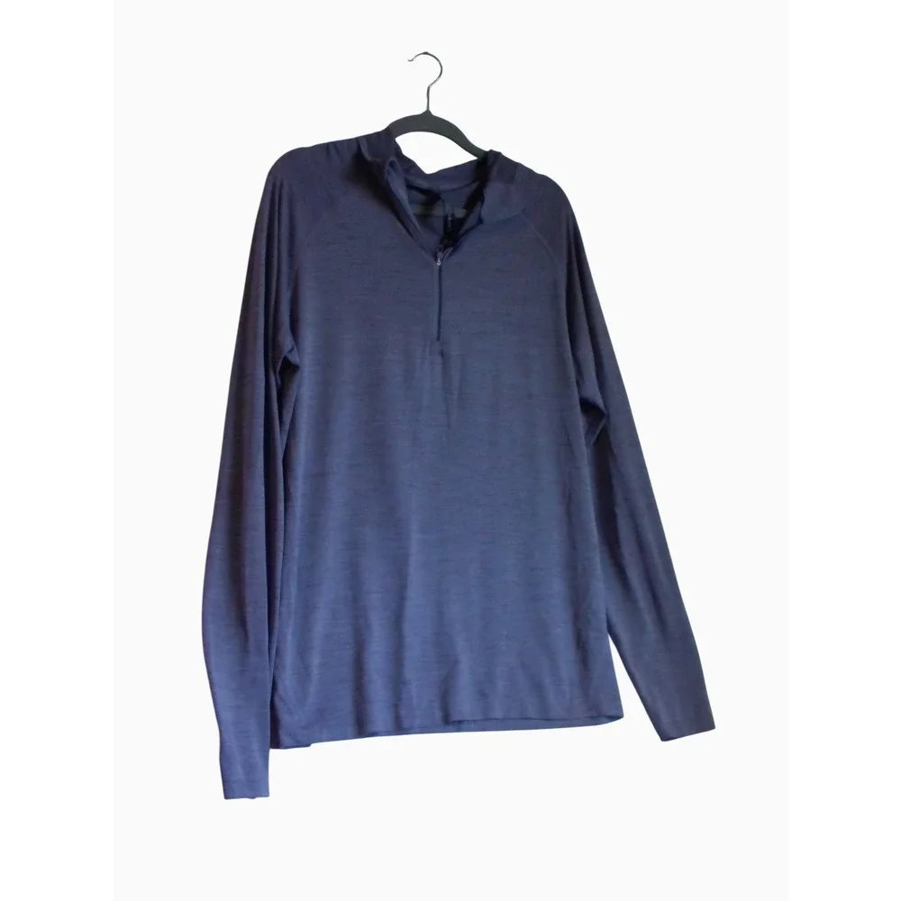 Lululemon Metal Vent Tech 1/2 Zip 2.0 Pullover‎ Mens XL Grey Long Sleeve